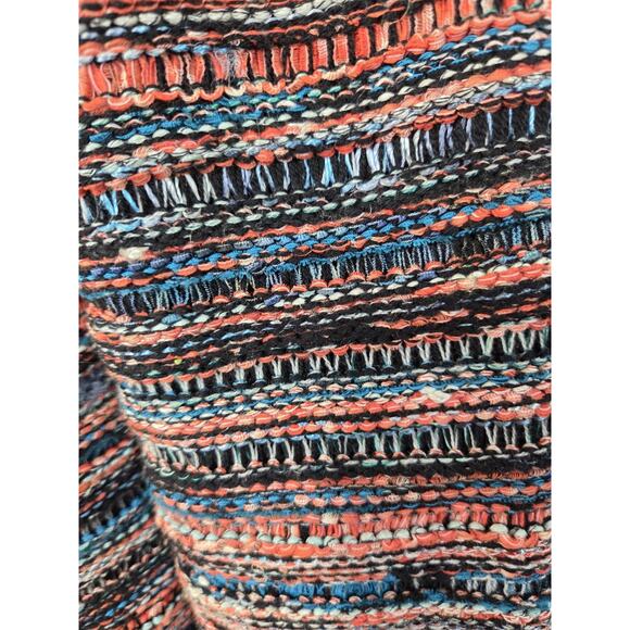 St. John Autumn Chunky Wool Blend Open Draped Knit Cardigan Sweater, Size Medium - Picture 8 of 13